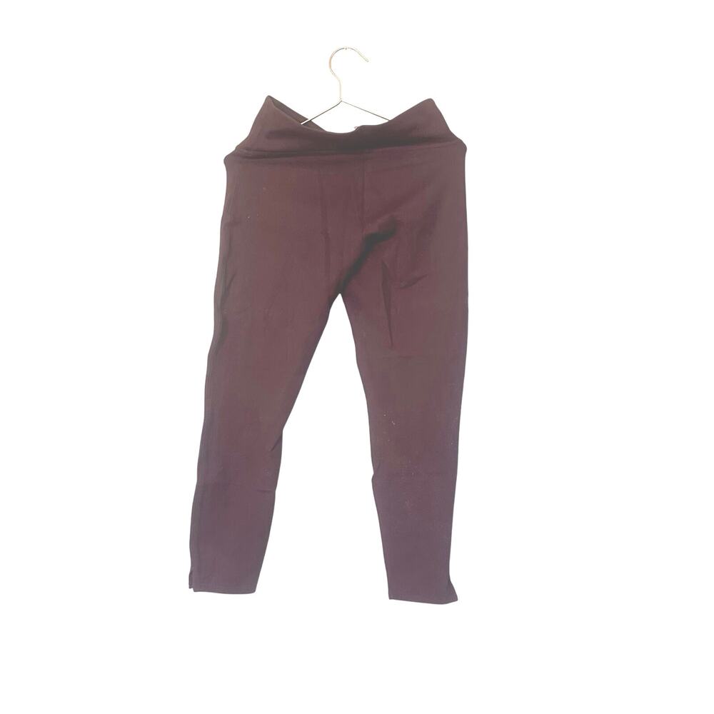Spanx Burgundy Leggings - Size Medium petite- So Comfy!